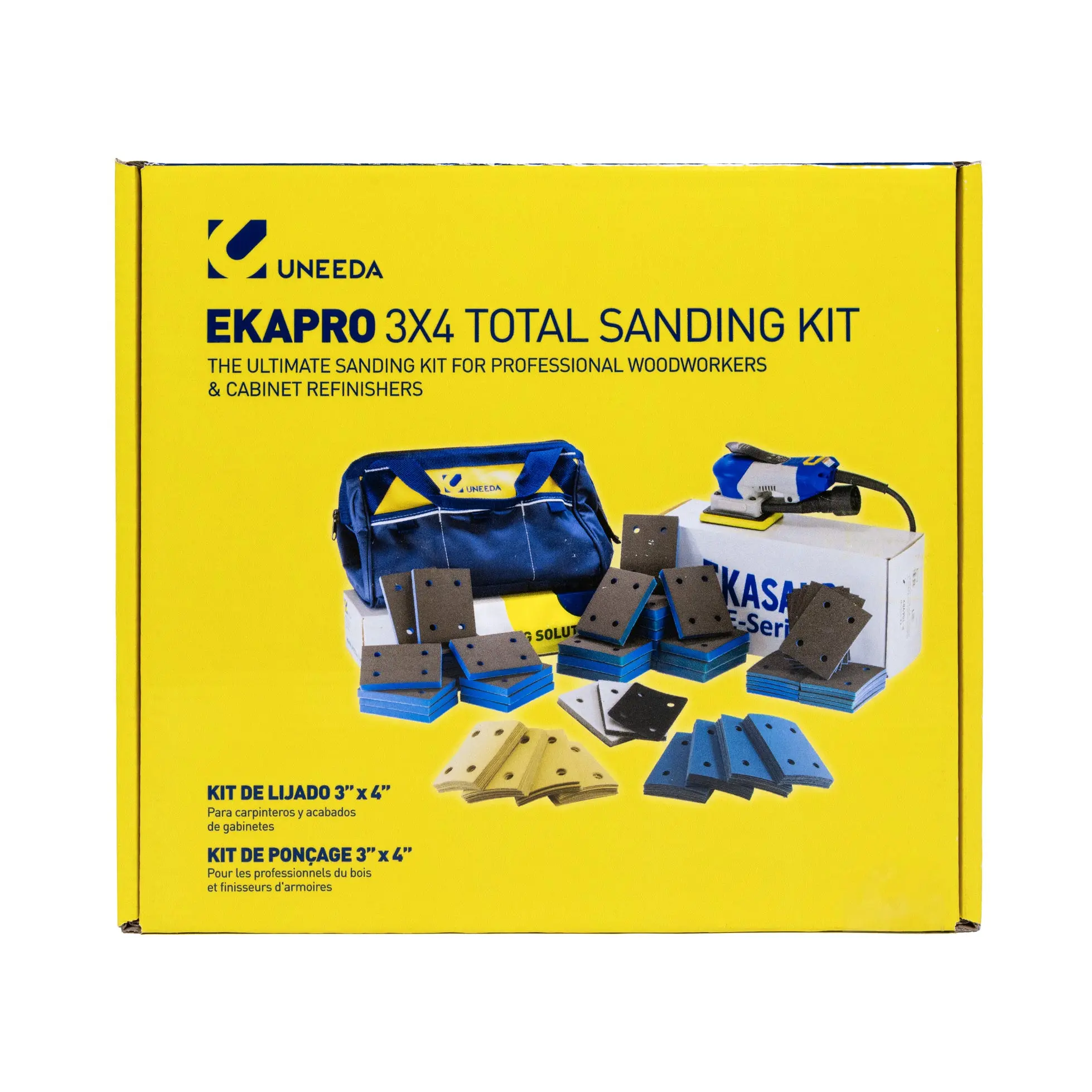 Ekasand 3"x4" Total Sanding Kit (Tool Bag) Ekasand 3"x4" Total Sanding Kit (Tool Bag)