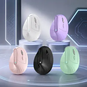 KYSONA Ergonomic Mouse Wireless, Bluetooth Vertical Mouse, 5-Level Adjustable DPI, 2.4G Silent Switch Mice for Windows, MacOS, IPadOS, Laptop, PC, Green