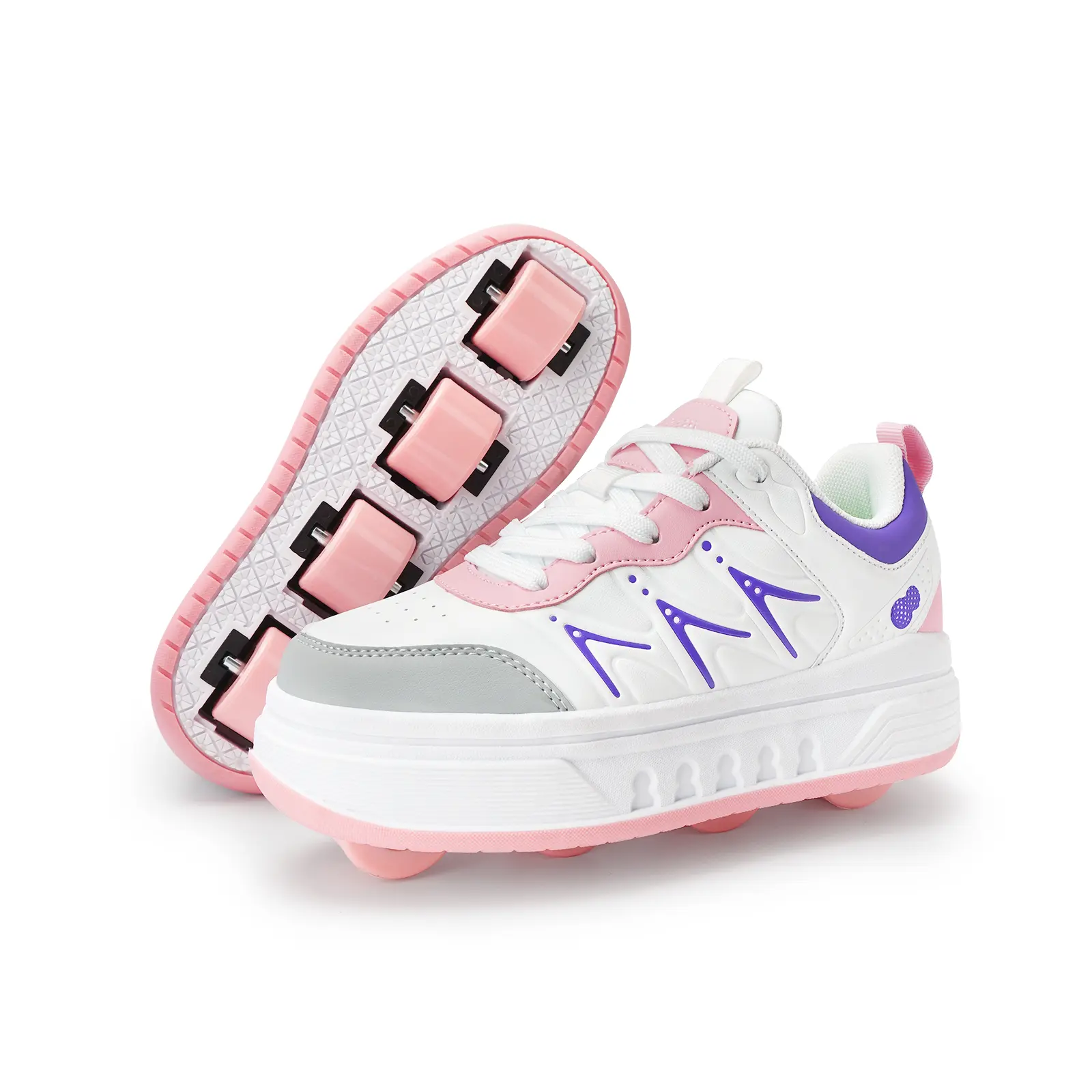 Roller Skate Shoes for Girls Adults, Indoor & Outdoor Inline Skates for Birthday Party