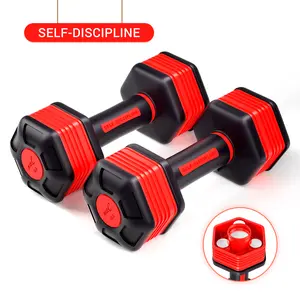 Adjustable Dumbbell Set for Women, 5-in-1 Hand Weights with Non-Slip Neoprene Handles, All-Purpose for Home, Gym, Office Fitness and Strength Training
