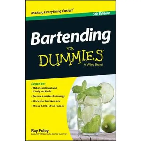 USED Book - Bartending for Dummies by Foley, Ray (Paperback) - english
