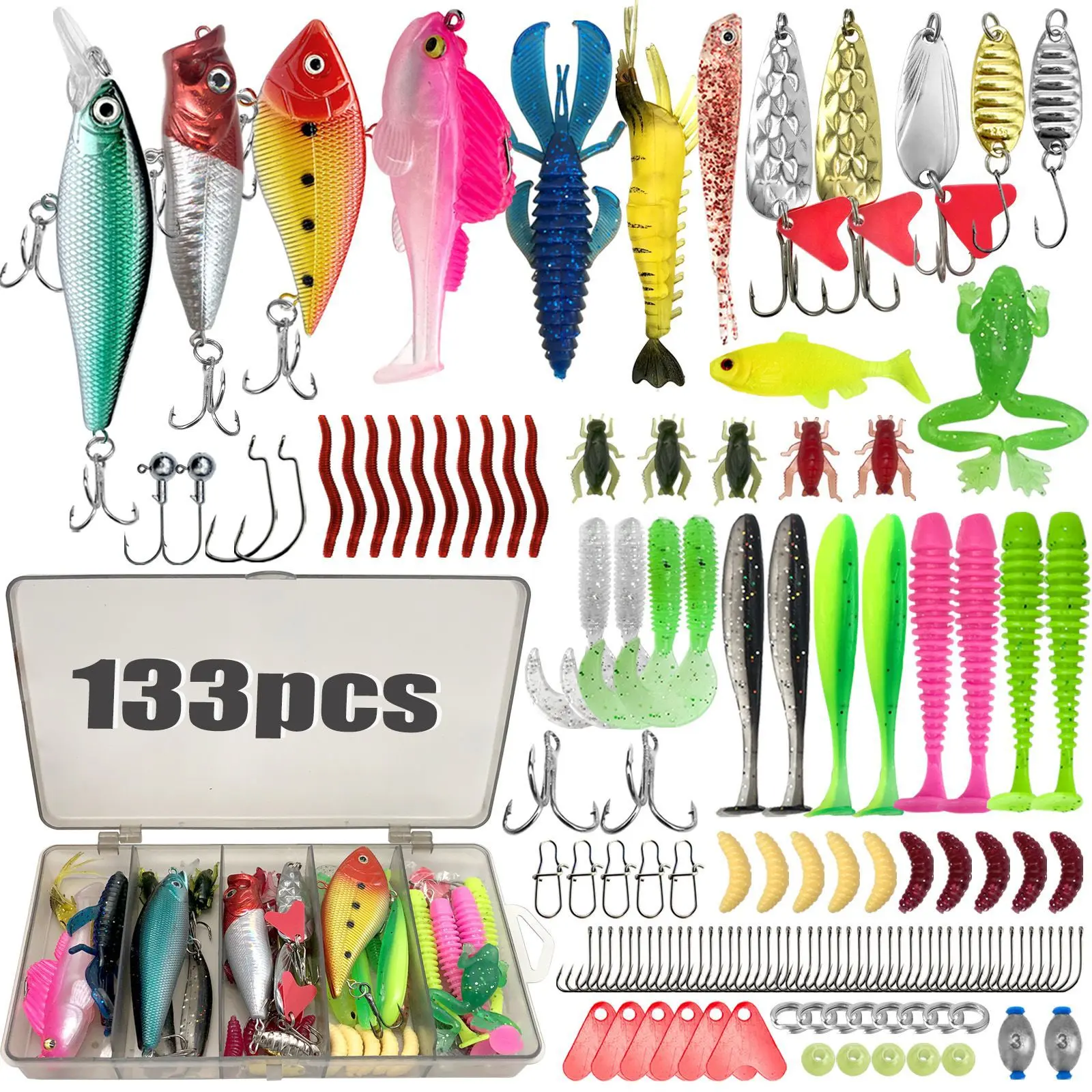 133 lure baits for anglers