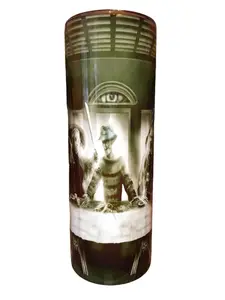 Last Supper with Horror Characters - 20oz oz 20 oz. 20oz. Skinny Sublimation Tumbler - Amy's Tumbler Junkies - Your Favorite Tumbler Shop!