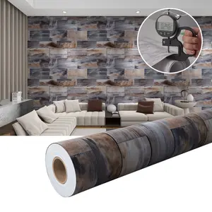 1 Roll Vintage Brick Pattern Wallpaper – Self-Adhesive Brick Wall Décor Sticker for Walls, Easy to Remove, Durable Vinyl Material, Waterproof, Realistic Textured Design, Perfect for Home Décor and Wall Decoration