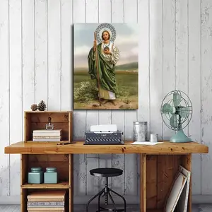 Saint Jude Tadeo - Religion Poster Canvas Print Painting Picture Wall Art Gift Home Corridor Bedroom Living Room Aesthetic Decoration