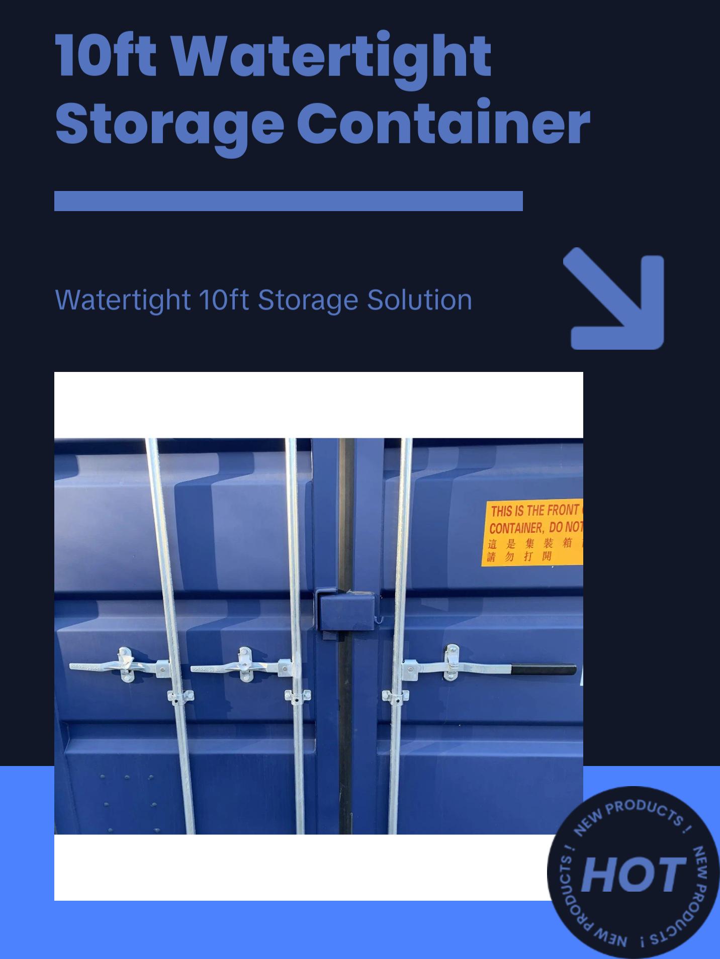 10ft Storage Container with Lock Box