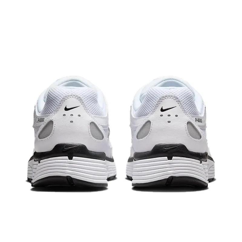 Nike P-6000 White Metallic Silver Black Men’s Perfect Daily Casual Fashion Footwear Walking Running Sneakers Shoe Boy