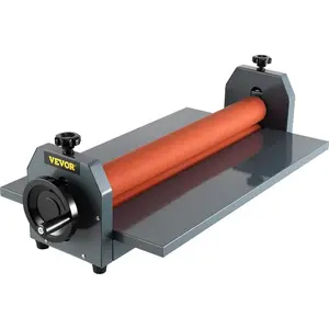 VEVOR 29.5 Inch Cold Laminator Machine 10mm Manual Vinyl Photo Film Cold laminator Hand Crank Pressure Cold Roll laminator(29.5 Inch)VEVOR Super Brand Day