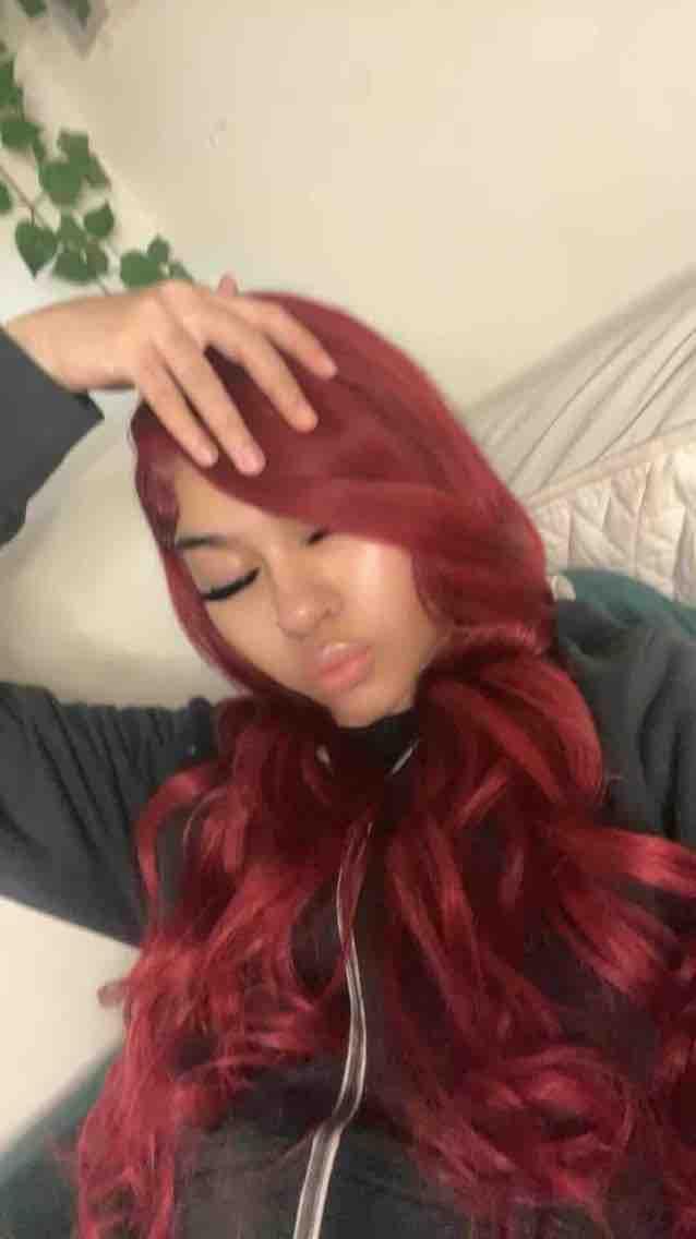 Item: 13X6 99J# Burgundy Body wave, 30''