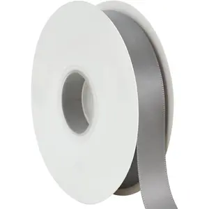 Household daily necessities TONIFUL 7/8 Inch x 50yd Silver Satin Ribbon Thin Solid Fabric Ribbon for Gift Wrapping, Floral Bouquets, Bows and Craft Making, Christmas Valentines Birthday Wedding and Party Decoration