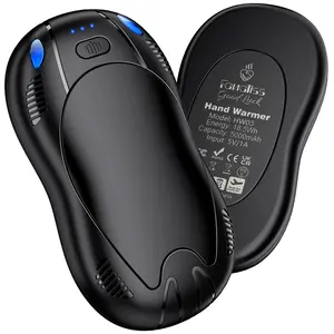 2Pack Hand Warmers Rechargeable 10000mAh - 3 Level Heat, Pocket Size for Outdoor, Gifts for Mom Dad Kids