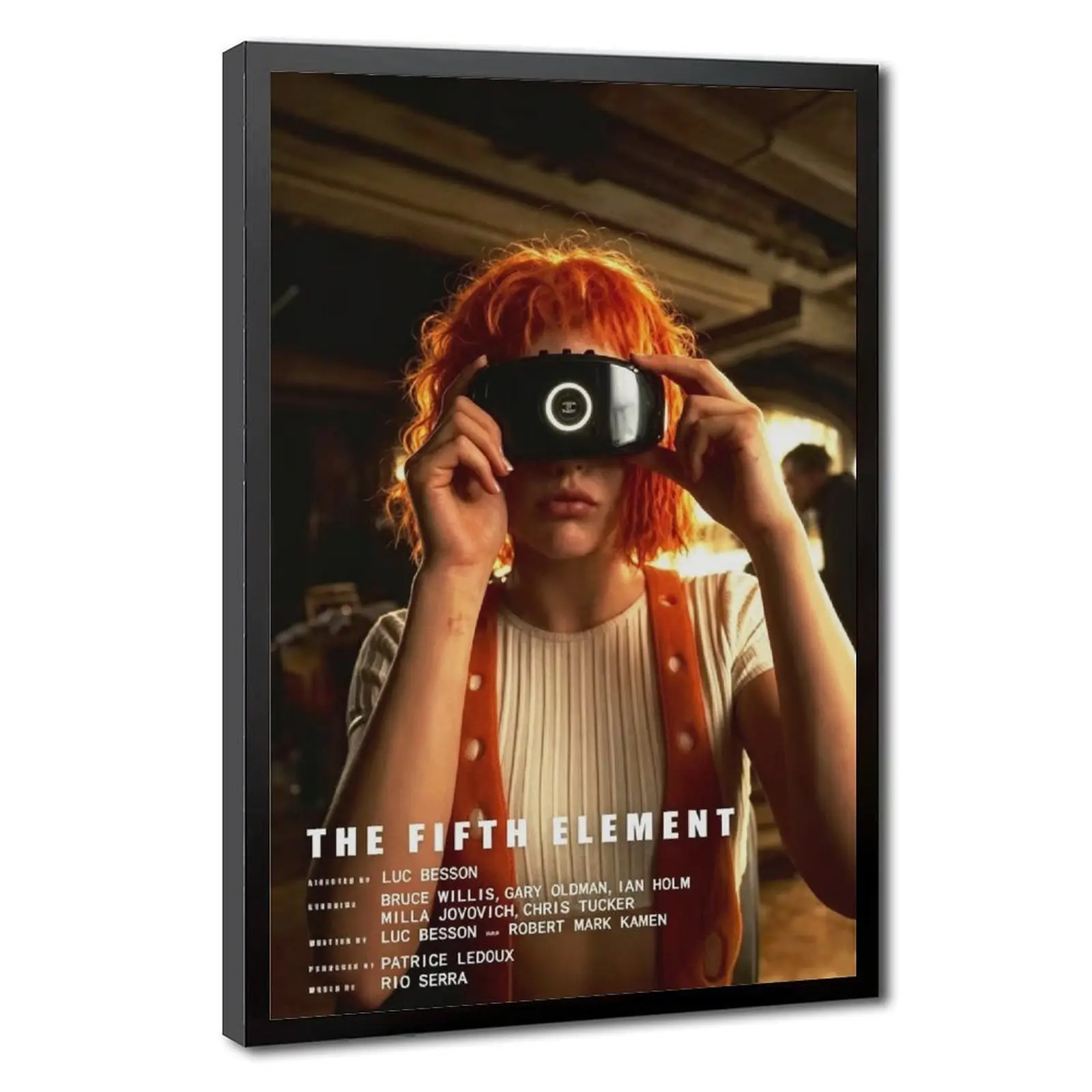 Classic Movie Canvas Poster - "The Fifth Element" (1997) Home Decor Wall Art Print