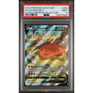 Charizard V PSA 9 2022 Pokemon Swsh Black Star Promo #260