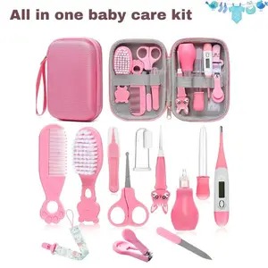 Baby Grooming Kit & Healthcare Set – Newborn Safety Care Kit with Thermometer, Nail Clipper, Brush Comb, Pacifier Clip, Infant Essentials & Baby Registry Must Haves for Boys & Girls