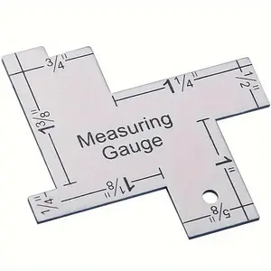 Sewing Ruler, Sewing Tools, Precise Fabric Cutting & DIY Design Tool, Durable Clear Measuring Tool for Easy Measuring and Creative Crafting
