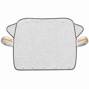 Magnetic Windshield Snow Cover for Cars – Full Coverage Frost Shield, Reflective Night Strips, All-Season Exterior Sunshade