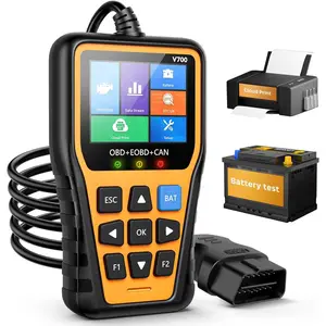 OBD2 Scanner - Enhanced Fixd  Diagnostic Tool with  Tester  Code Reader That Can Print Data to The Cloud Reads and Clears Engine Error Codes for All OBD II Protocol  Since 1996