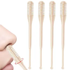 Multi-Piece Nose Hair Trimmer Set, 2-In-1 Nose Hair Trimmer & Ear Spoon, 360° Rotating Nasal Hair Removal Tool, Dual Blade Design, Unisex Travel Essential, High Quality Trimmer