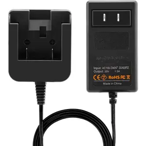 20V Lithium Charger Compatible with  DCB205 DCB206 DCB207 DCB204 DCB203 DCB201 DCB200 DCB180 DCB181 DCB182 DCB183 DCB184 DCB205-2 Slide-in Style  (Not for Ni-MH/Ni-CdBattery)