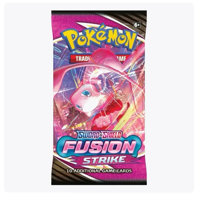 Pokémon Fusion Strikes Single Booster Pack - 10 Non-sports Trading Cards for Collectors & Newbies - Live Unboxing Experience