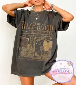 Percy Jackson Camp Half-Blood T-shirt, Greek Demigods Shirt, Long Island Montauk Tee, Bookish Reader Gift