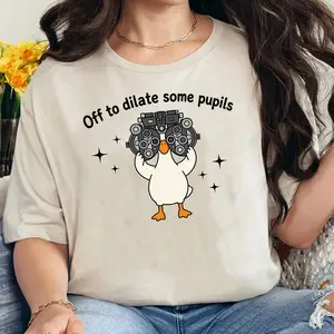 Optometry Tshirt, Funny Goose Optician Sweatshirt, Eye Doctor Crewneck, Sight Squad Sweater, Gift For Her
