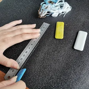 4 pieces/set of square erasable fabric tailor chalk set, multi-color sewing pattern marking tool, DIY sewing accessories for clothing patchwork, packaged in a box