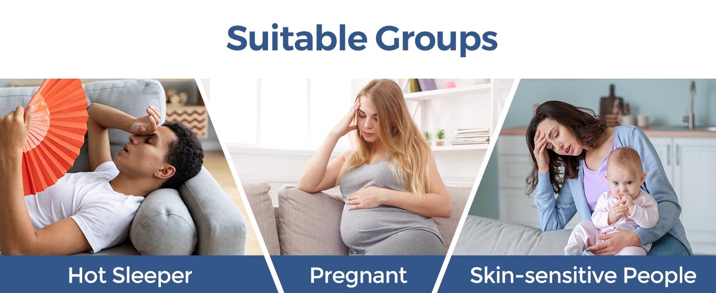 EASELAND Cooling Mattress Pad – For Hot Sleepers, Pillow Top Cover, Quilted Fitted Protector, Breathable Topper with 8-21" Deep Pocket, Perfect for Bedroom & Home