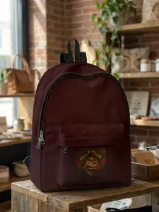 Girls' Printed Backpack, Fun Design, Fashionable Look, Spacious Storage, Ideal for School, Travel, Business Trips, All Seasons, Stylish Daypack