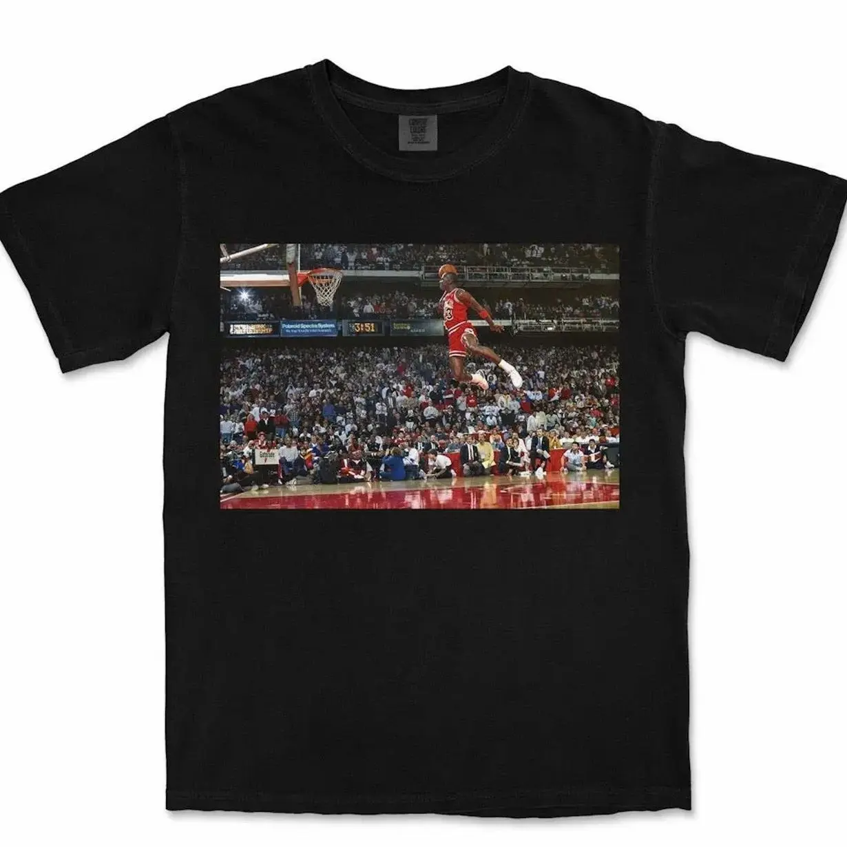 Graphic Tees - Michael Jordan v4 Graphic Tee Streetwear Outfit, Cool Gifts For Basketball Fans Crewneck Summer Cotton Menswear