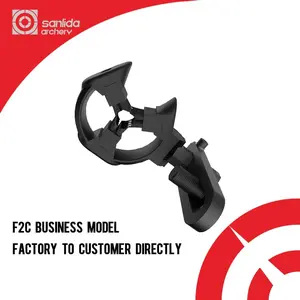 sanlida Archery Dragon X9 Arrow Rest Capture Whisker Brush Biscuit Arrow Rest for Compound Bow Recurve Bow Hunting Target Shooting Left and Right Hand