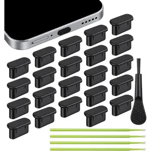 20 count USB C Port Cover, 4-in-1  Anti Dust USB C Plug Cover Set,  Port Covers