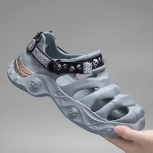 Unisex Closed Toe Hiking Sandals with Arch Support, Non-Slip Waterproof Outdoor Sport Sandals for Men Women, Summer Beach Hiking Walking Shoes