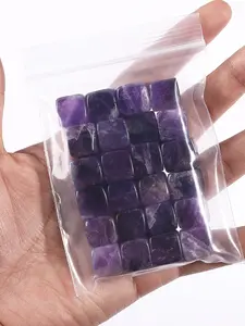 Amethyst Whiskey Stones Chilling Crystal Ice Cubes for Drinks Whiskey Rocks  Wine Cubes Gifts for Women 