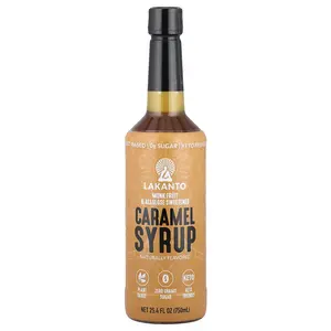 Lakanto Caramel Syrup, 25.4 fl oz (750 ml)