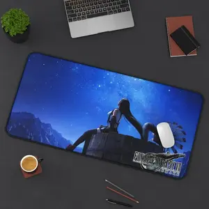 FF7 Tifa Stars at Night Game Desk Mat, Playmat, Gaming Mouse Pad