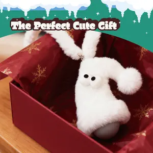 Multi-Style Plush Night Light for Christmas – Bunny Ear, Rainbow Stripe, Green Holiday Hat & More | Cozy LED Decor for Bedroom, Nursery & Festive Season