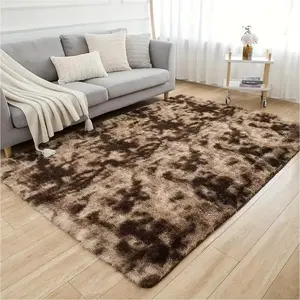 Rectangular Tie Dyed Soft Plush Carpets, Soft Thick Rugs, Modern Anti Slip Floor Mats, Decorative Rug, Suitable for Home Decoration, Living Room and Bedroom Decoration, and Other Areas, Valentine's Day Rug Gift