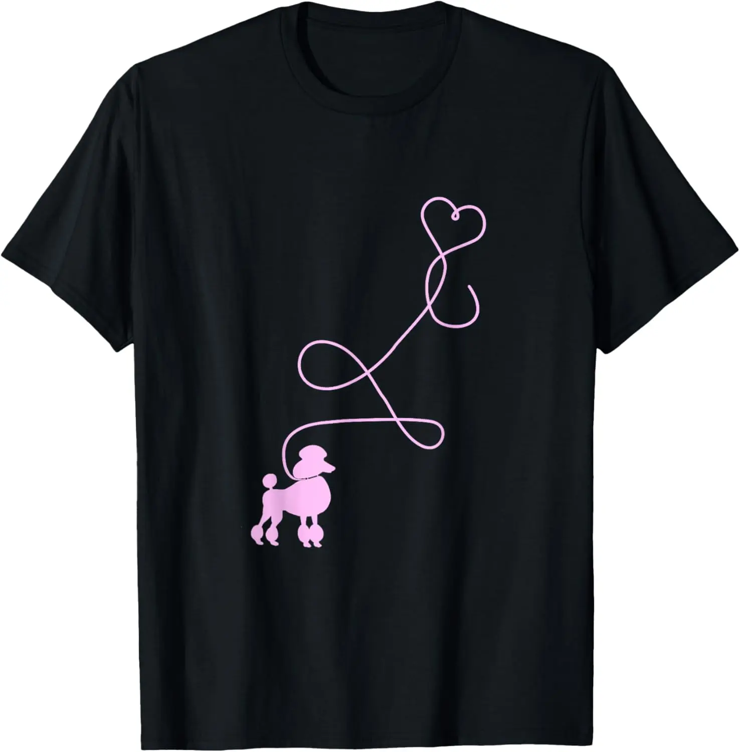 t-shirt Retro Poodle Skirt - 1950's Sock Hop Costume 50s Theme Dog T-ShirtMen and women can wear, black T-shirts, gifts