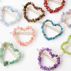 Crystal Hairclips - Hearts & Moons – Wear Your Magic - Assorted | Crescent Cast