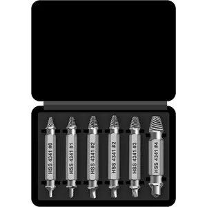 Damaged Screw Extractor Set, Dad,Husband,Stripped Screws Nuts & Bolts Drill Bit Tools for Easy Removal of Rusty Broken Screw Gifts for Men