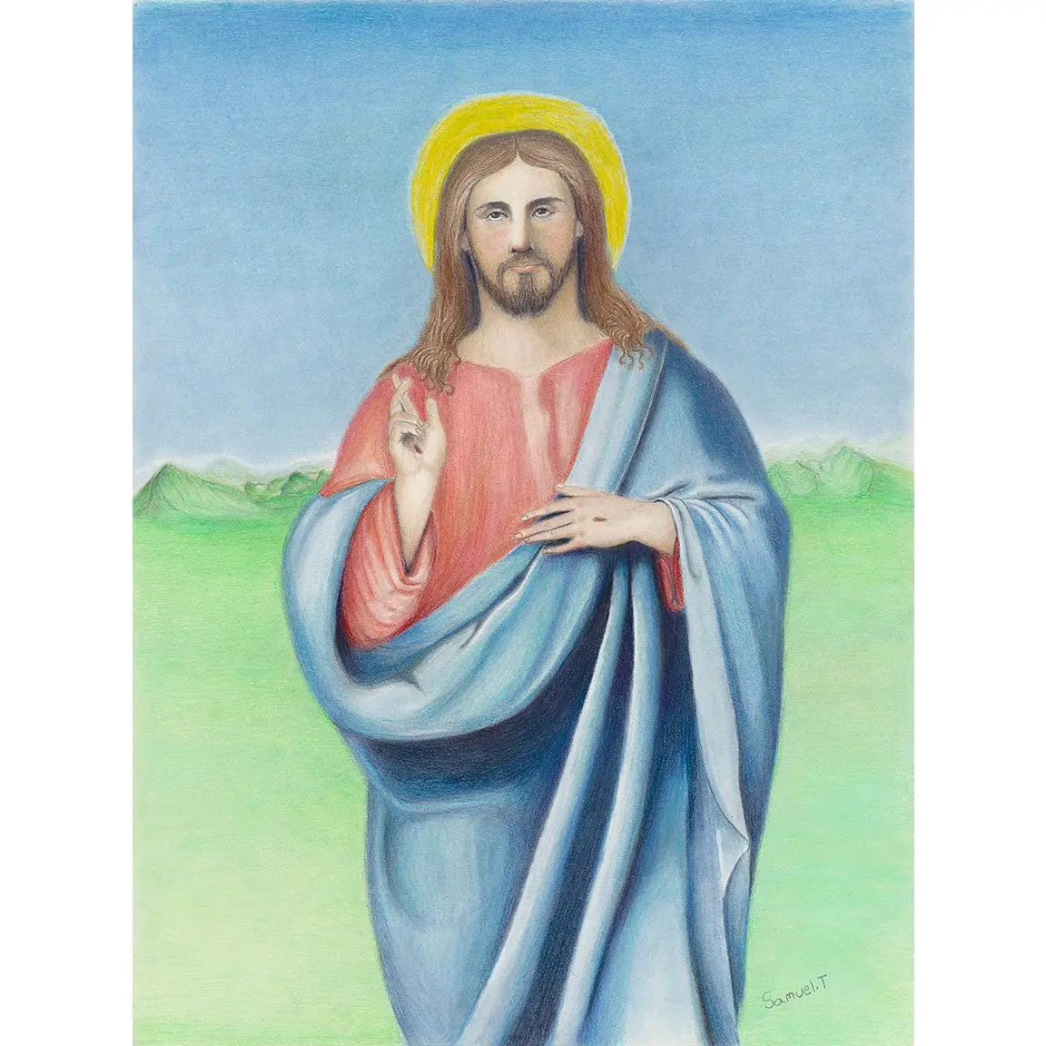 Christ Pantocrator Framed Fine Art Print
