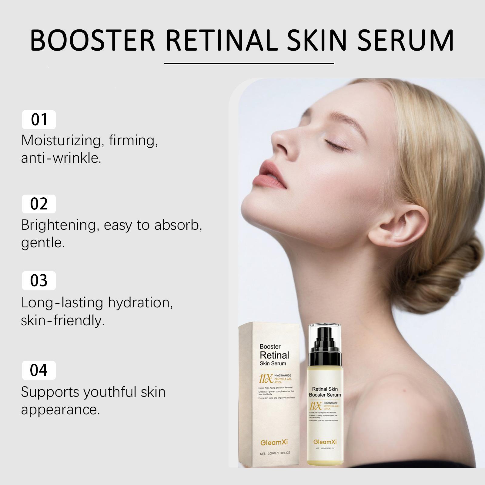 11X Niacinamide Retinal Skincare Serum Brightening Dark Spots and Fine Lines Skincare Anti-Aging & Glass Skin Renewal for Face