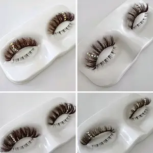 Brown Mink Lashes - High-Quality Eyelashes for Volume, Length, and Soft Feelings - Affordable Makeup Accessory