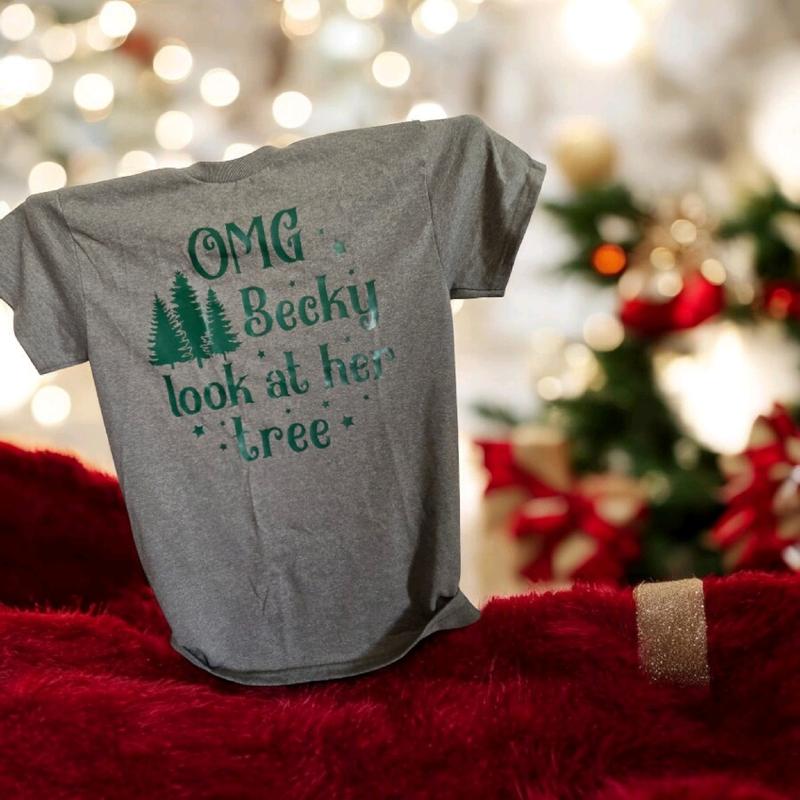 OMG Becky Christmas Shirt for Women - Festive Top - Womenswear