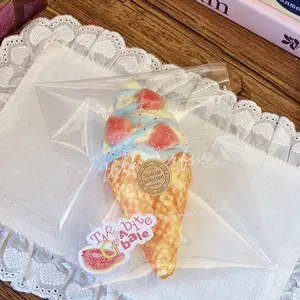 Guava Ice Cream Cone Squishy