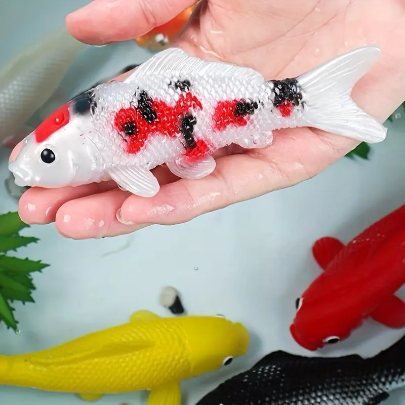 3pcs/set Realistic Artificial Koi Fish, Vibrant Colors, Perfect Aquarium Decor, Enhances Fish Tank Ambiance, Ideal for Home Decoration Random Color, Aquarium Accessories, Fish Decorations For Tank, Aquarium Supplies