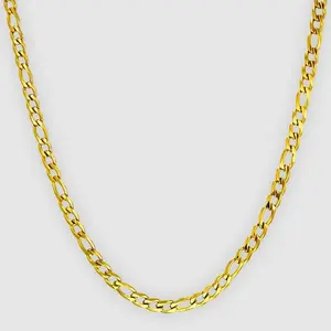 Figaro Chain (18k Gold)