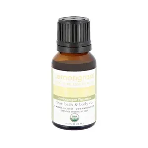 Lemongrass Essential Oil | Certified Organic | 100% Pure | Rinse