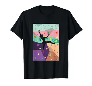 Wall Climbing Indoor Rock Climbers Action Sports Alpinis T-Shirt S-3XL